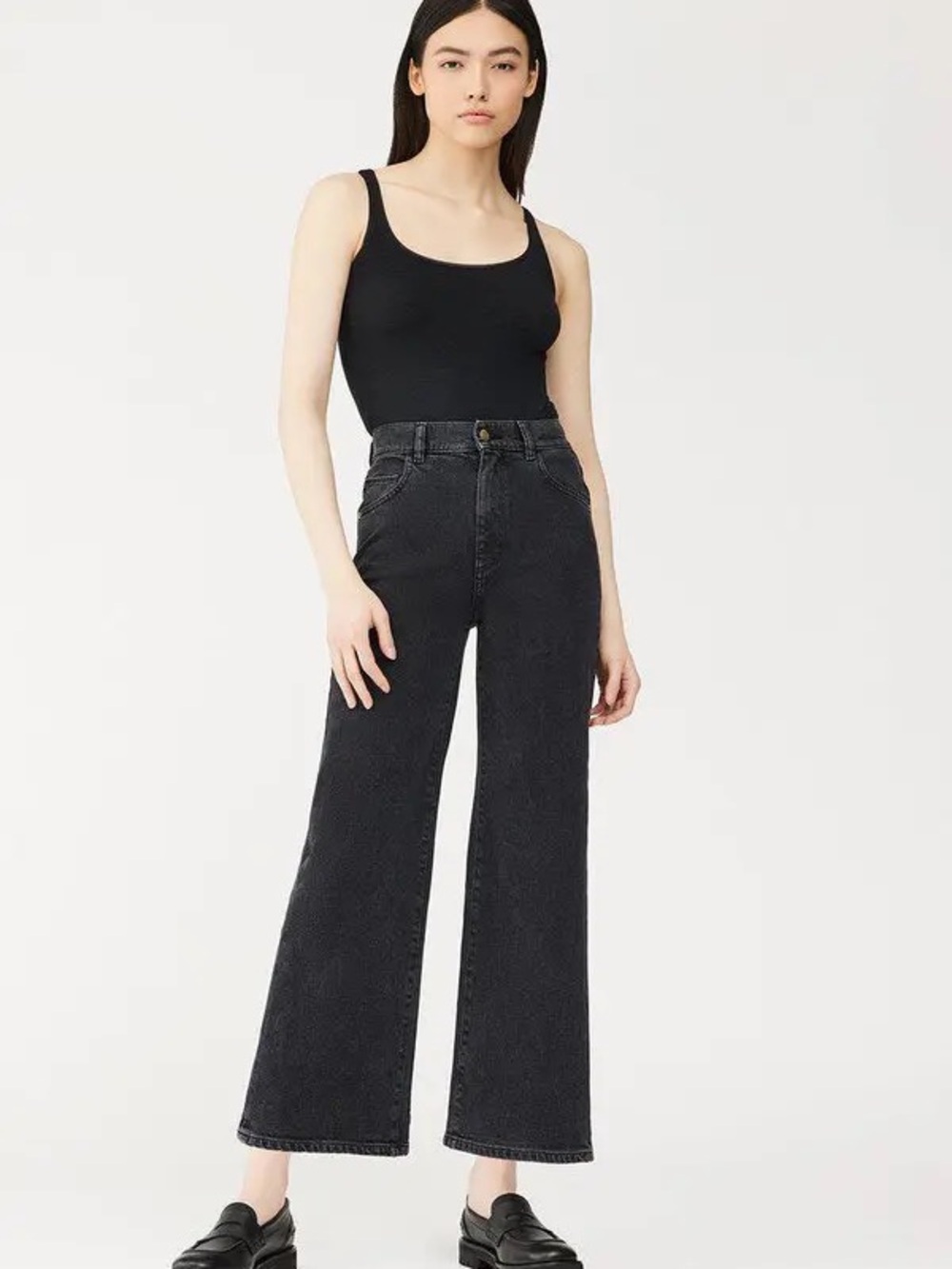 DL1961 Hepburn Wide Leg Jeans